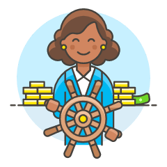 Business Captain 5 Illustration from UX Colors Set