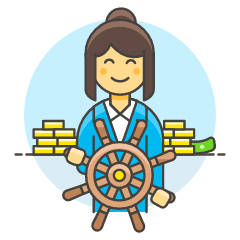 Business Captain 6 Illustration from UX Colors Set