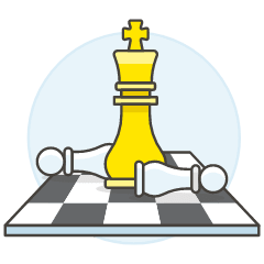 Chess Board 1 Illustration from UX Colors Set