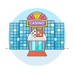 Casino Illustration from UX Colors Set
