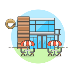 Cafe 2 Illustration from UX Colors Set