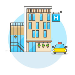 Hotel 1 Illustration from UX Colors Set