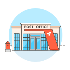 Post Office 3 Illustration from UX Colors Set
