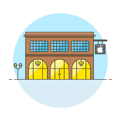 Apple Store 1 Illustration from UX Colors Set