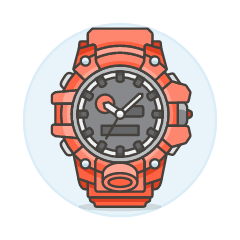 ANALOG WATCH 2 Illustration from UX Colors Set