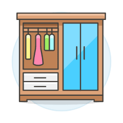 Closet Illustration from UX Colors Set