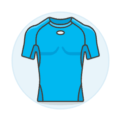 Exercise Shirt Illustration from UX Colors Set