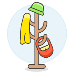 Hanger Illustration from UX Colors Set
