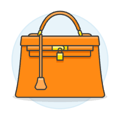 Orange Purse Illustration from UX Colors Set