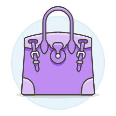 PURPLE VIOLET Purse Illustration from UX Colors Set