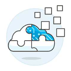 Cloud Computing 1 Illustration from UX Colors Set