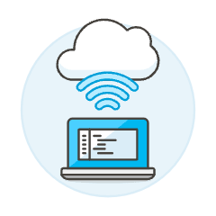 Cloud Connecting 11 Illustration from UX Colors Set