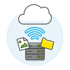 Cloud Connecting 17 Illustration from UX Colors Set