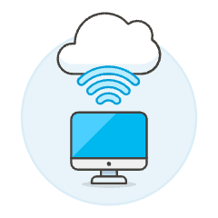 Cloud Connecting 2 Illustration from UX Colors Set