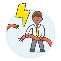 Disconnect 2 3 Illustration from UX Colors Set