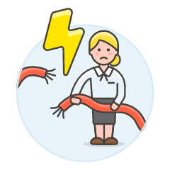 Disconnect 2 4 Illustration from UX Colors Set