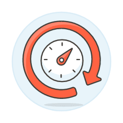 Reload Connection Speed Illustration from UX Colors Set