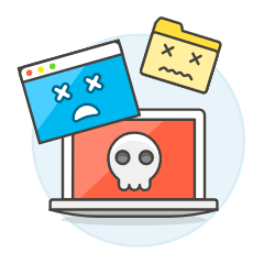 Web Infected Illustration from UX Colors Set