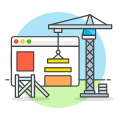 App Building 2 Illustration from UX Colors Set