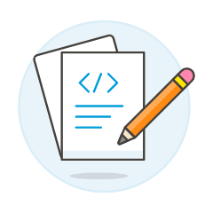 Coding Paper Illustration from UX Colors Set