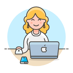 App Developer 4 Illustration from UX Colors Set