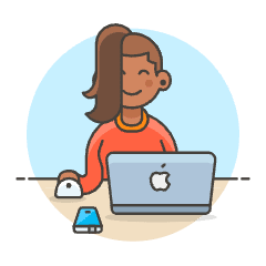 App Developer 6 Illustration from UX Colors Set