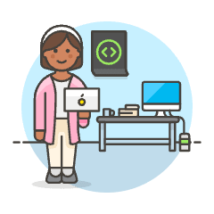 Code Developer 1 1 Illustration from UX Colors Set