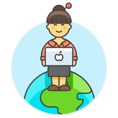 Global Coding 5 Illustration from UX Colors Set