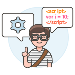 Java Developer 2 Illustration from UX Colors Set