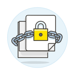 Encrypted Data Illustration from UX Colors Set