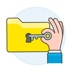 Locked Folder 1 Illustration from UX Colors Set