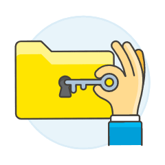 Locked Folder 2 Illustration from UX Colors Set