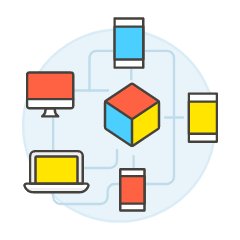 Plugin Network Illustration from UX Colors Set