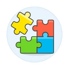 Plugin Puzzle Illustration from UX Colors Set