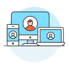 Responsive Ui 2 Illustration from UX Colors Set