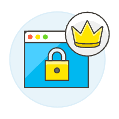 Vip Access Illustration from UX Colors Set