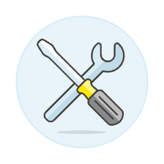 Screwdriver Wrench Illustration from UX Colors Set