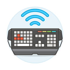 Gaming Keyboard 1 Illustration from UX Colors Set