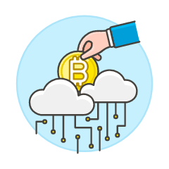 Crypto Cloud 1 Illustration from UX Colors Set