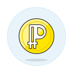 Peercoin Illustration from UX Colors Set