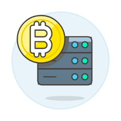 Crypto Server Illustration from UX Colors Set