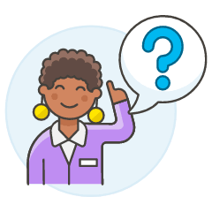 Customer Doubt 5 Illustration from UX Colors Set