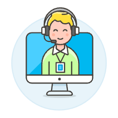 Customer Server Imac 1 Illustration from UX Colors Set