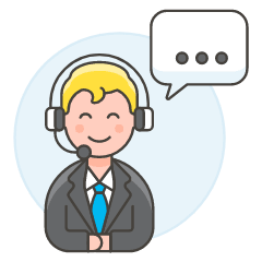 Customer Service Reply 4 Illustration from UX Colors Set