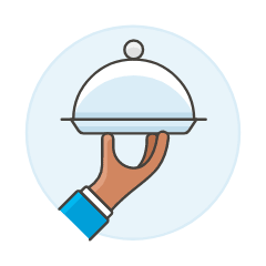 Room Service 2 2 Illustration from UX Colors Set