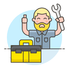 Engineer Tools 1 Illustration from UX Colors Set