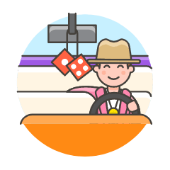 Pimp Driving 1 Illustration from UX Colors Set