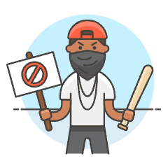 Rioter 4 Illustration from UX Colors Set