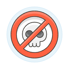 Dead Skull Illustration from UX Colors Set