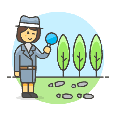 Detective Search 6 Illustration from UX Colors Set